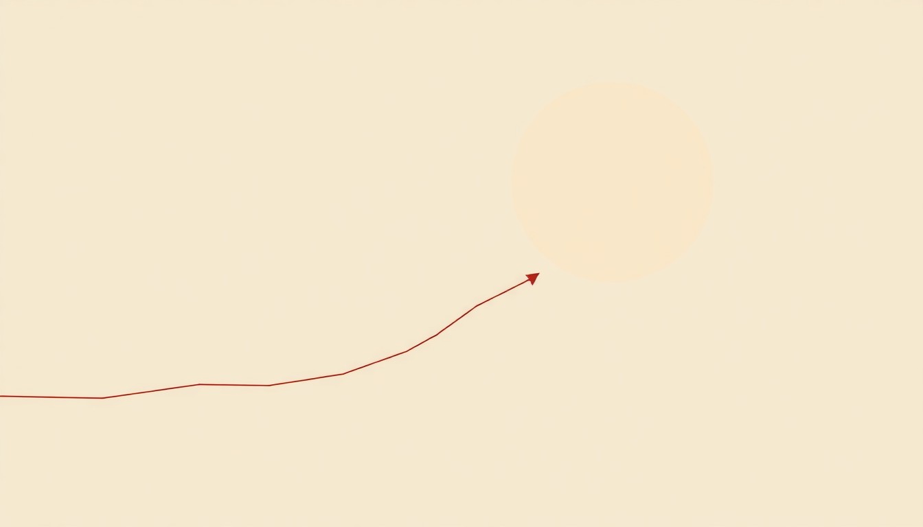 A minimalist illustration composed of overlapping triangles and rectangles in shades of brown, grey, and blue, conceptually representing the economic challenges facing Delaware's workforce.