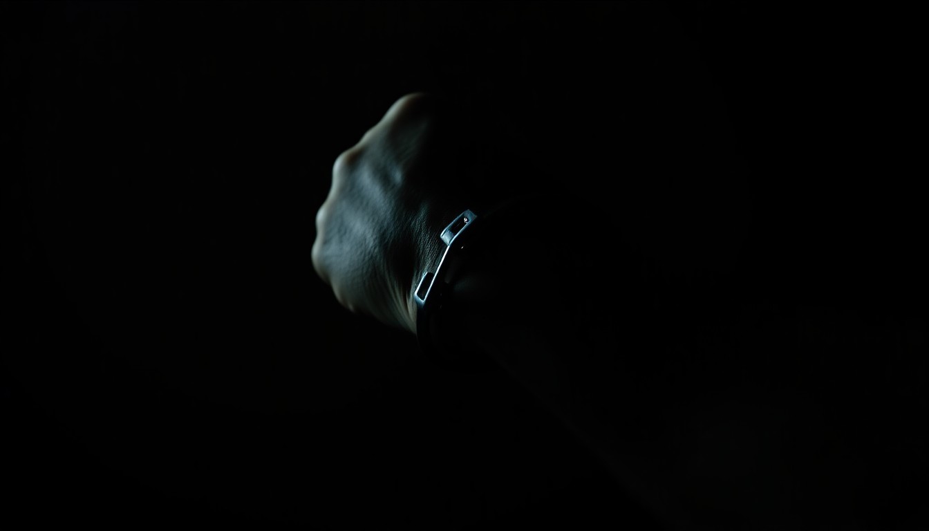 An extreme close-up of a handcuffed wrist against a dark background, conceptually illustrating the arrest of a repeat offender and the challenges of the criminal justice system.