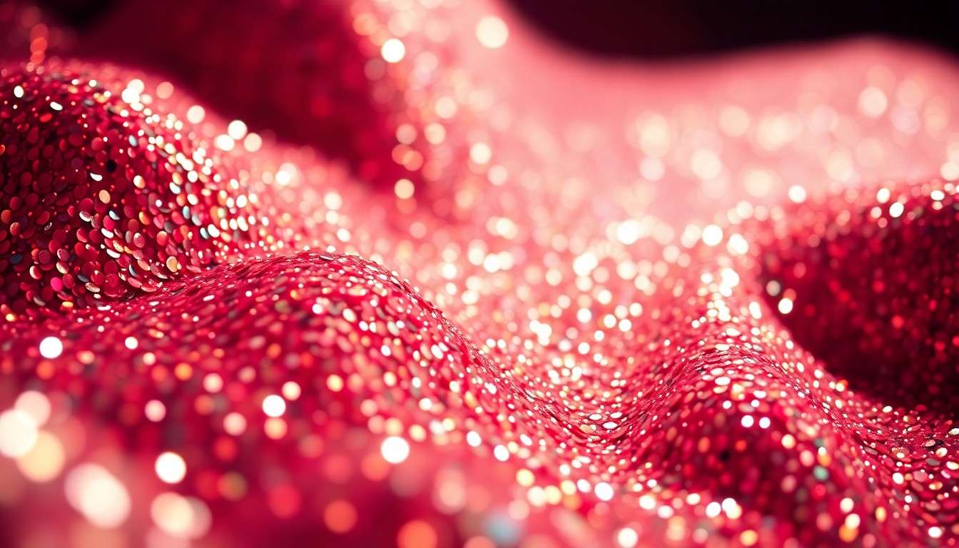 An extreme close-up of shimmering, glittering sequins captured in dramatic, high-contrast studio lighting, conceptually representing the glamour and energy of the new music collective launched by Major League Soccer and San Diego FC.
