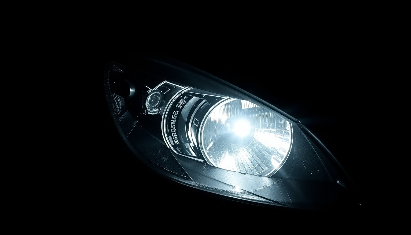 An extreme close-up photograph of a damaged car part such as a crumpled fender or shattered headlight, conveying the gritty, investigative nature of the incident through stark lighting and dramatic framing.