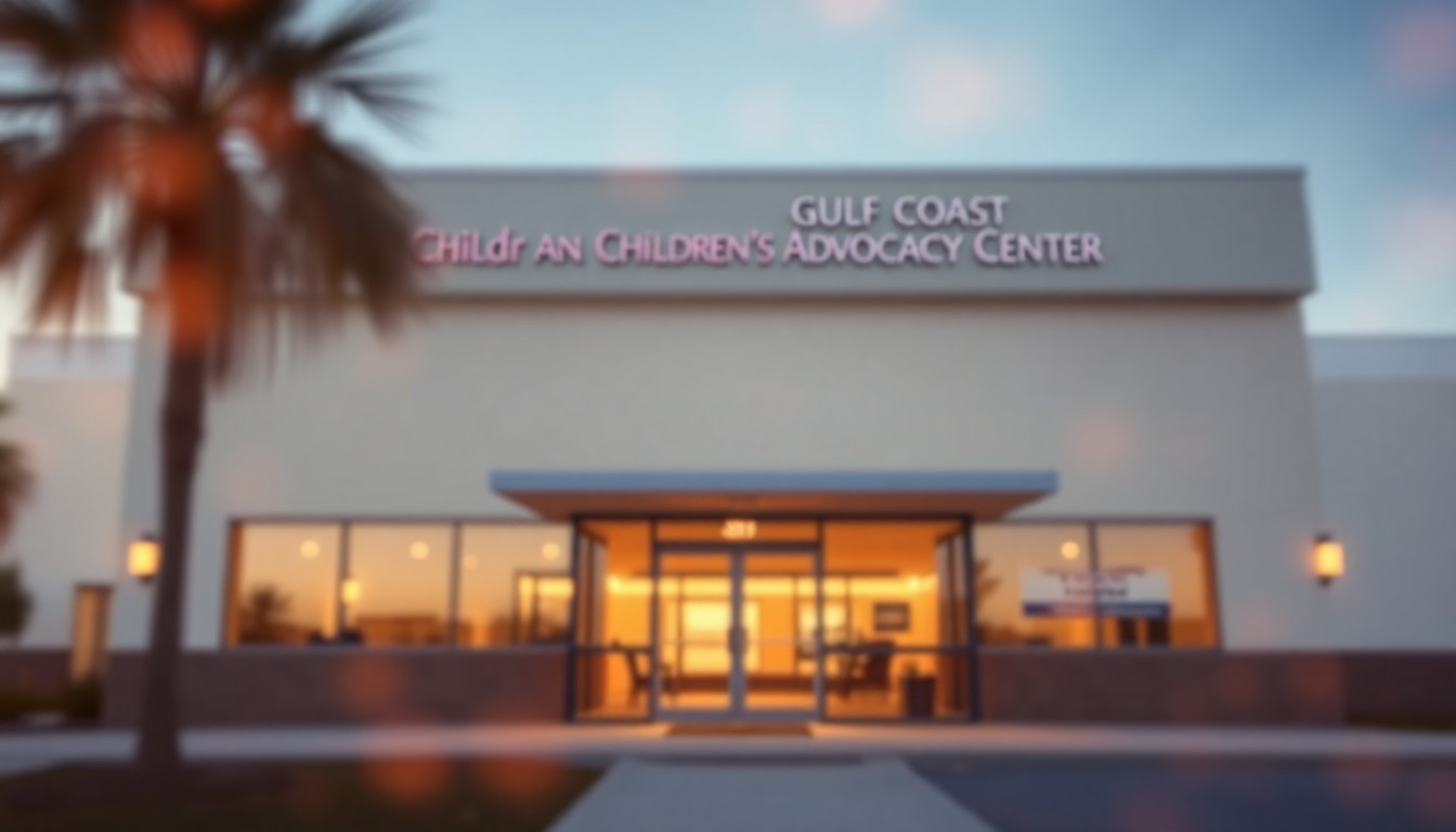 An abstract, out-of-focus photograph of a building's exterior, with warm, blurred pools of light and color creating a comforting, welcoming atmosphere.