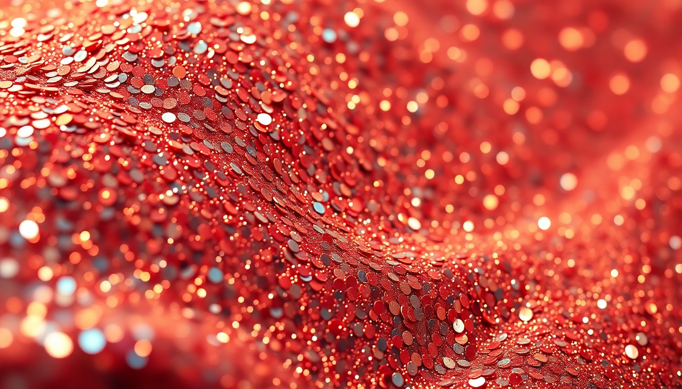 An extreme close-up of shimmering, high-contrast sequins and glittering disco glass, conceptually representing the allure and spectacle of a major musical comeback performance.