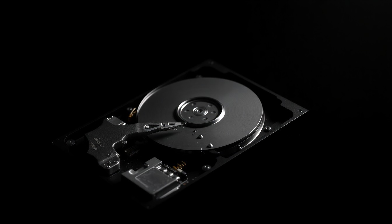 An extreme close-up of a shattered computer component reflecting a bright white flash, conceptually representing the investigation of digital crimes against children.