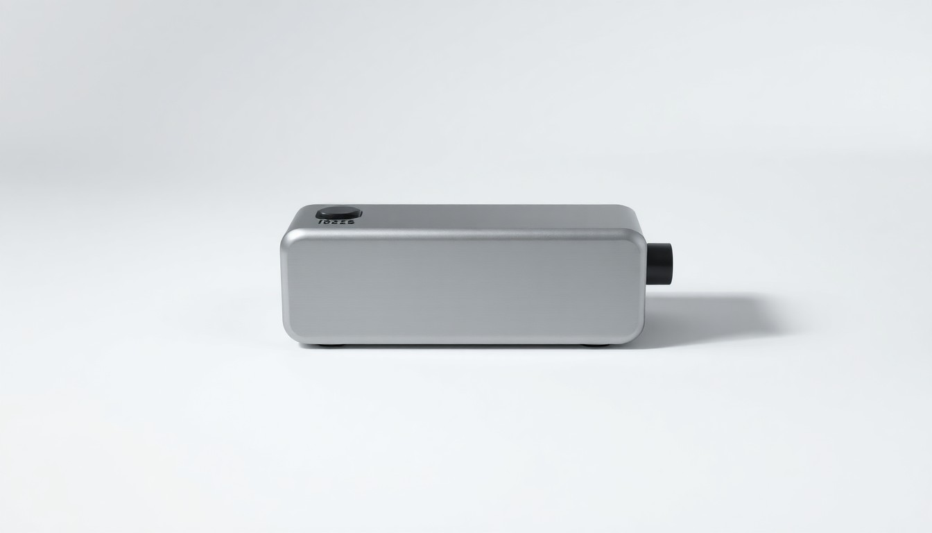 A close-up, photorealistic image of a sleek, metallic electric vehicle battery pack or charging port component, arranged elegantly on a clean, monochromatic background and illuminated with dramatic studio lighting to convey the power and technology of the Chinese EV industry.