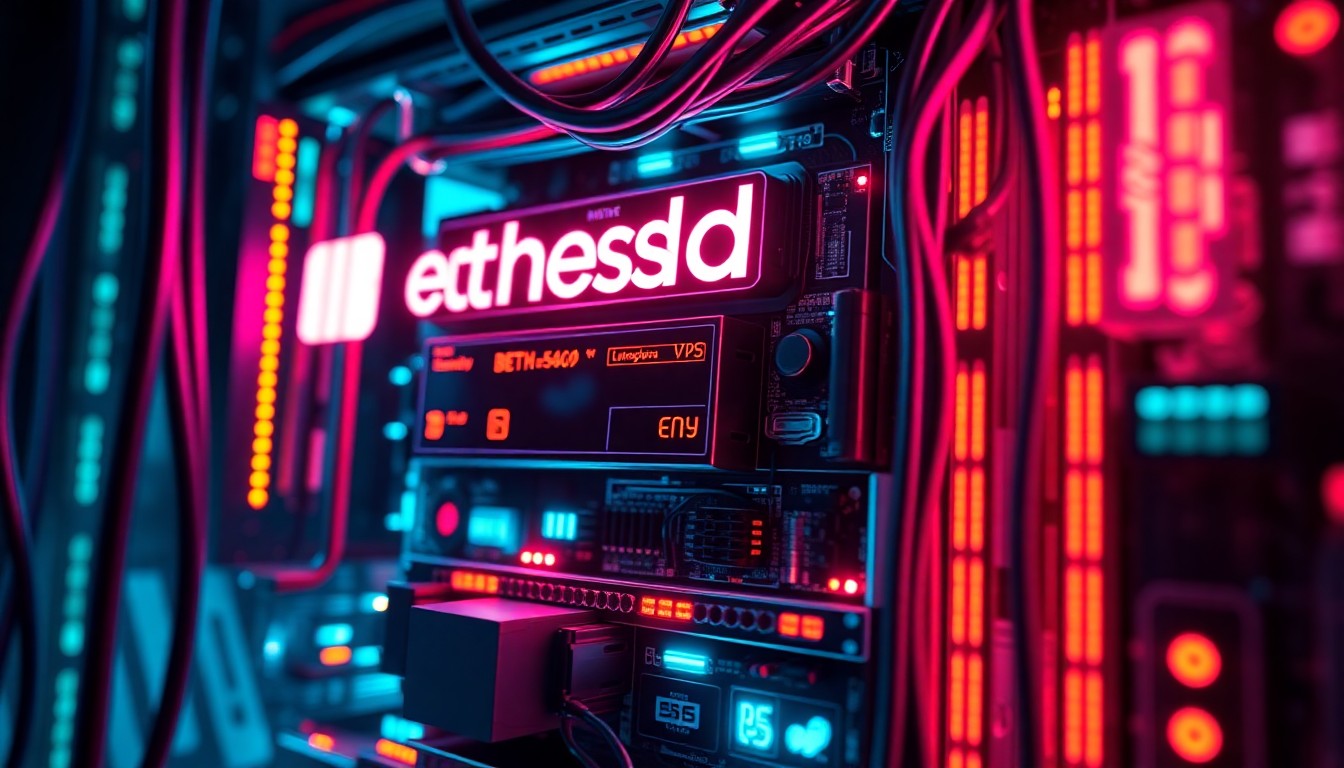 A highly detailed, 3D macro illustration of glowing, neon-lit digital infrastructure and hardware components, symbolizing the complex integration of Bethesda Softworks into Microsoft's ecosystem and the tension between preserving creative identity and platform ambitions.