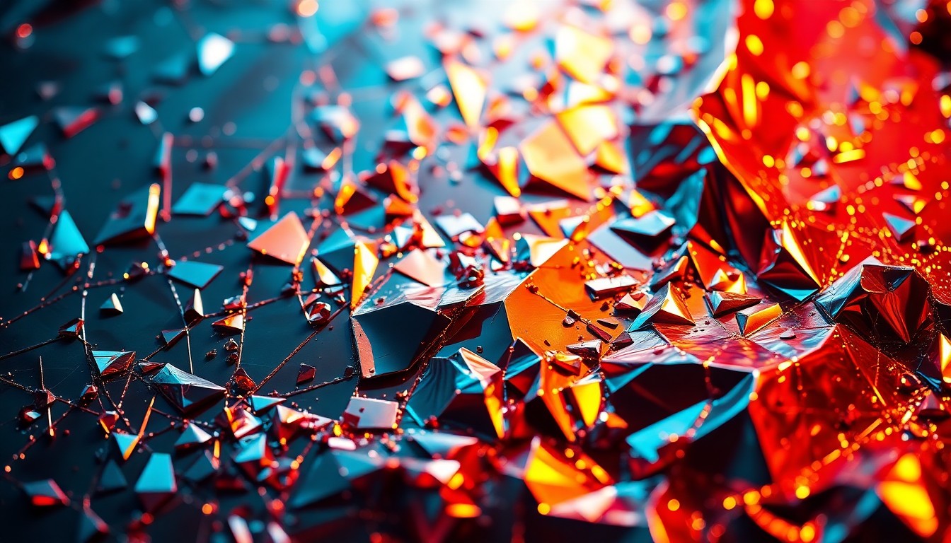 An extreme close-up of shimmering, reflective metallic foil, capturing the glamour and drama of the evolving media industry.