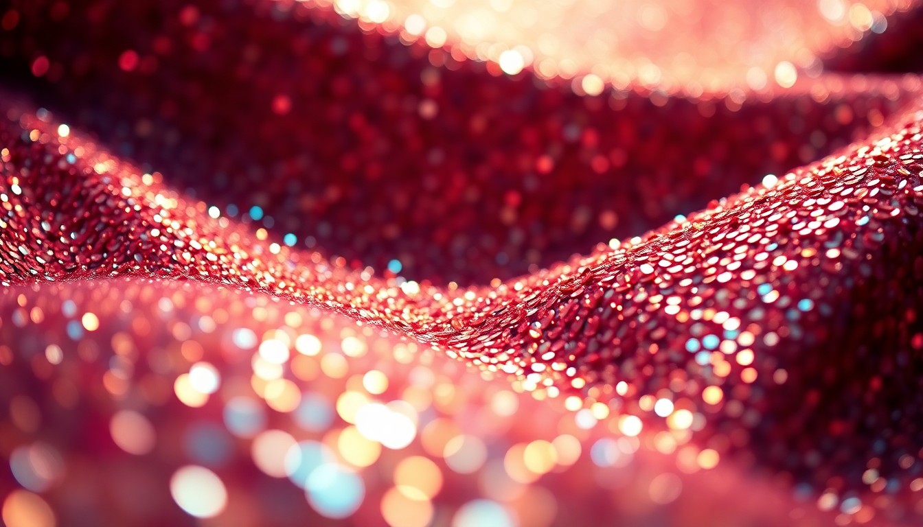 An extreme close-up of shimmering, high-contrast Bollywood-inspired textures, such as glittering sequins or shattered disco glass, conceptually representing the glamour and spectacle of a blockbuster film's afterlife on streaming platforms.