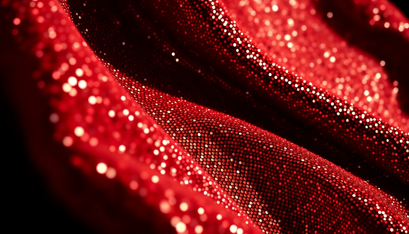 An extreme close-up of a luxurious, glittering fabric texture in shades of gold and silver, conceptually representing the high-stakes drama and glamour of the Coronation Street storyline.