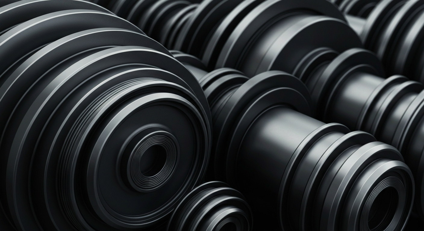 An extreme close-up of intricately geared, polished metal machinery and equipment, conceptually representing the tangible, physical assets and infrastructure that underpin the financial industry.