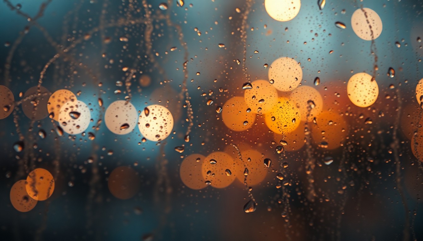 An extremely blurred and abstracted image composed of soft, warm pools of color and light, evoking the cozy, nostalgic atmosphere of solving a crossword puzzle.