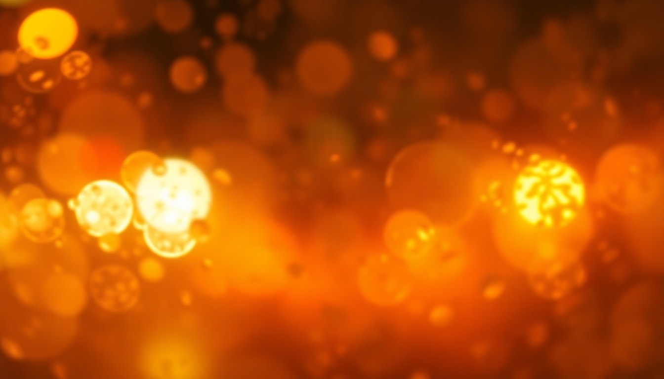 An extremely blurred, abstract image composed of warm, hazy pools of color and light, conceptually representing the journey of African Americans from Lynchburg to Liberia in the 19th century.
