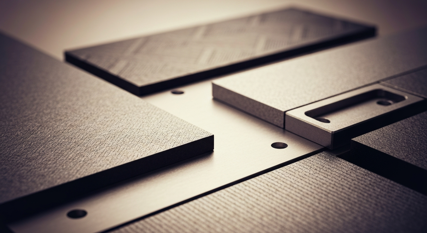 An extreme close-up of the heavy, metallic gears and levers of an industrial furniture manufacturing machine, dramatically lit against a dark background, conceptually representing the complex financial and operational challenges facing the Bassett Furniture company.