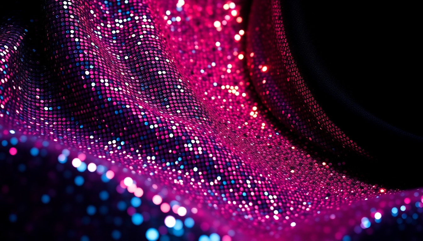 An extreme close-up of shimmering, textured fabrics in rich, jewel-toned colors, capturing the high-fashion elegance of the Peaky Blinders premiere.