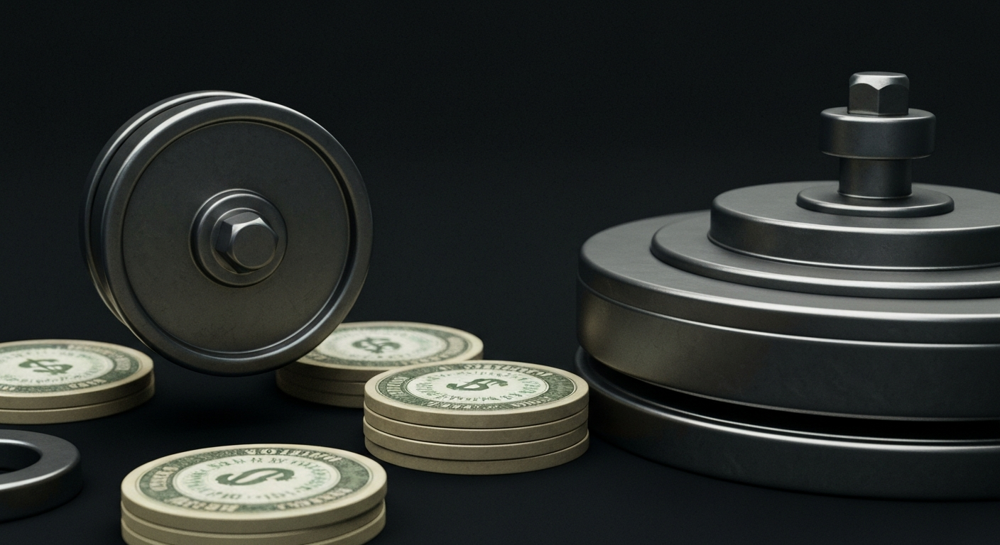 A highly detailed, black-and-white macro photograph of the inner workings of a banking machine, capturing the industrial, mechanical nature of financial institutions and the technology that enables currency conversions.