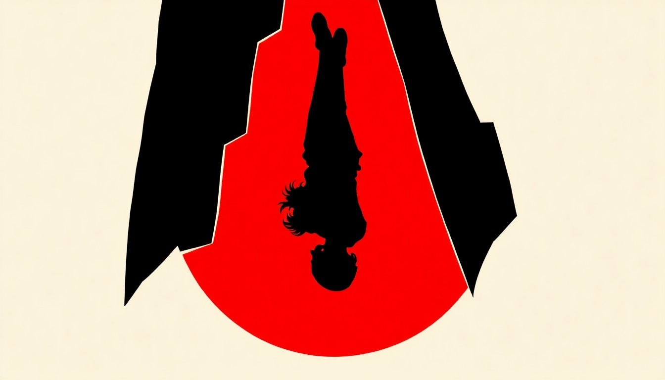 An extreme close-up of a shattered car sensor lens reflecting a faint red light, conceptually illustrating the film's surreal, gravity-defying world and the fragility of its central romance.