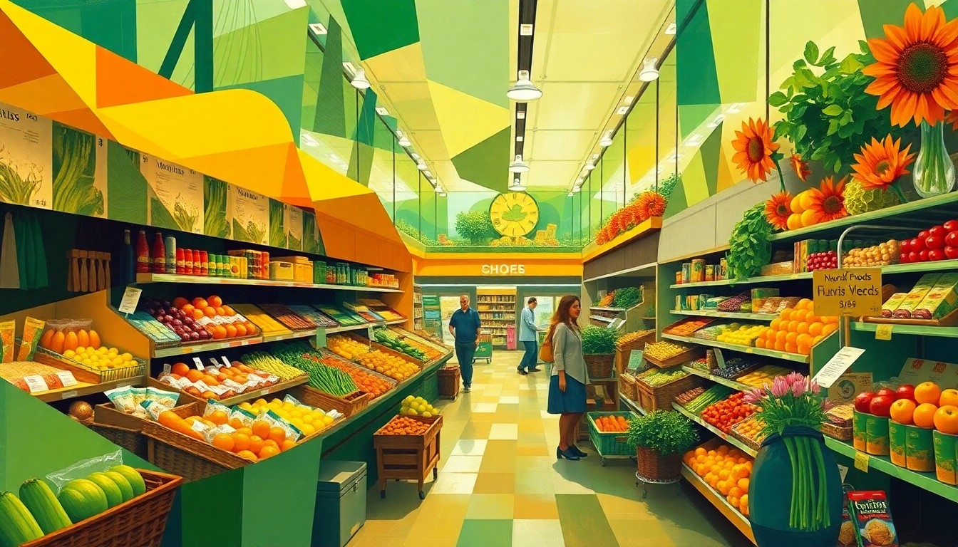 A heavily textured, sweeping oil paint brushstrokes in bright sunflower yellow, cherry red, and sky blue, conceptually representing the joyful energy of a community festival.