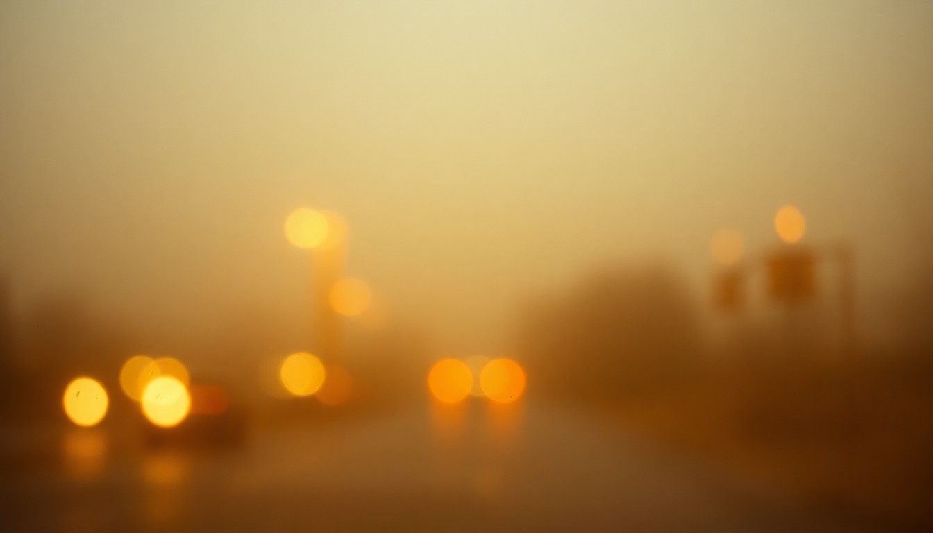 An extremely blurred and abstracted scene of warm, hazy light and color, conceptually representing the quiet contemplation of a life well-lived.