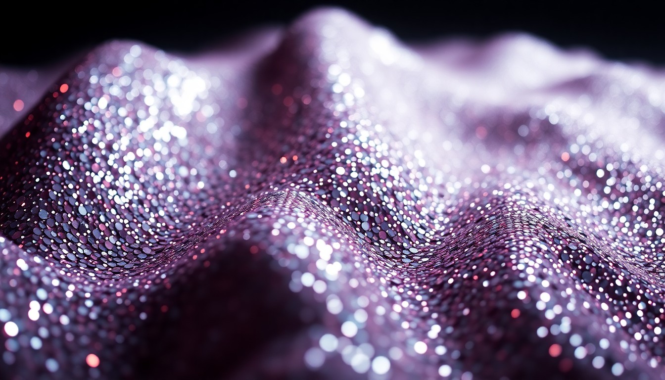 An abstract, high-contrast close-up photograph of shimmering, glittering sequins, conveying the glamorous and emotionally charged nature of Olivia Rodrigo's upcoming album.