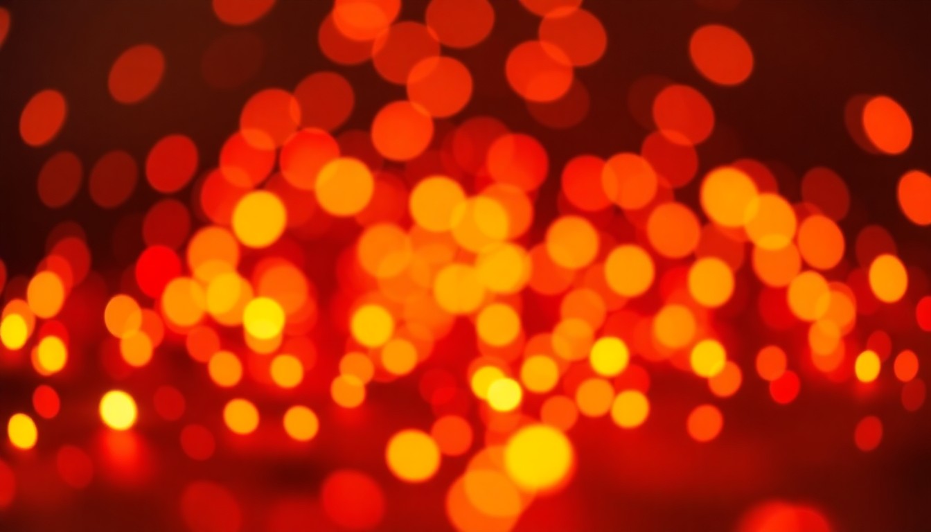 An abstract, impressionistic scene of soft, blurred light and color, conveying the warm and engaging atmosphere of a high school science classroom.