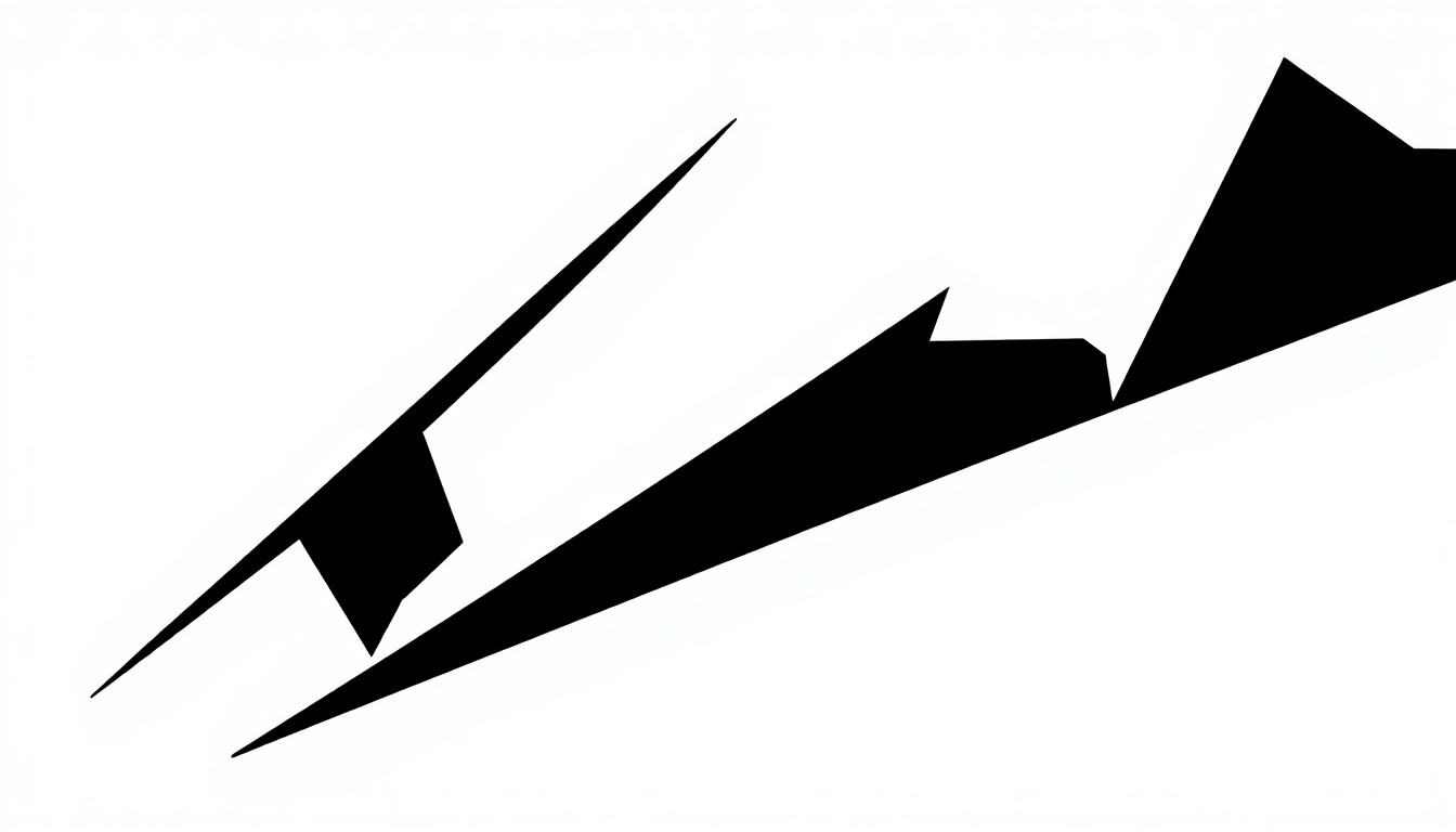 An abstract, minimalist illustration featuring bold, jagged black silhouettes against a stark white background, conceptually representing the clash between an artist's creative vision and the technical limitations of a live show.