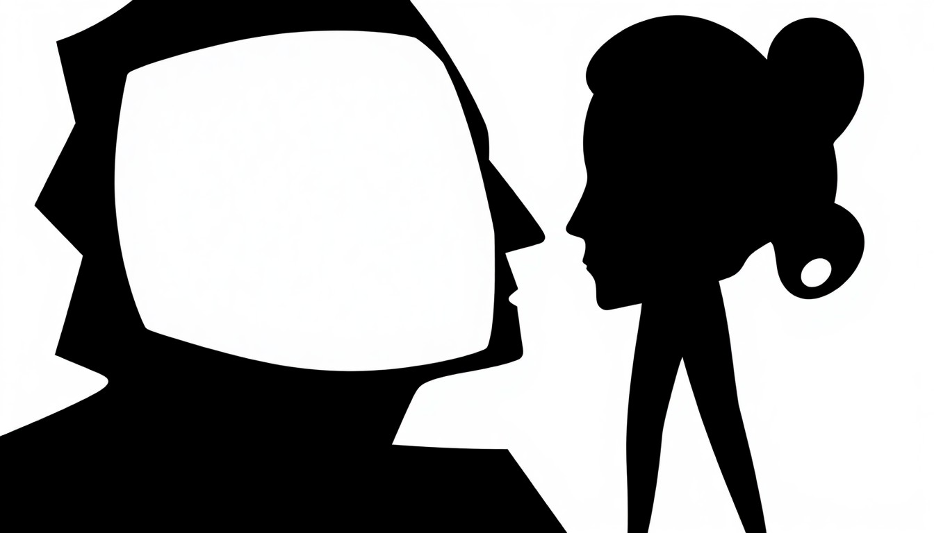 An abstract, minimalist composition of jagged, overlapping geometric shapes in bold, high-contrast colors, conceptually representing the complex dynamics of modern reality television.