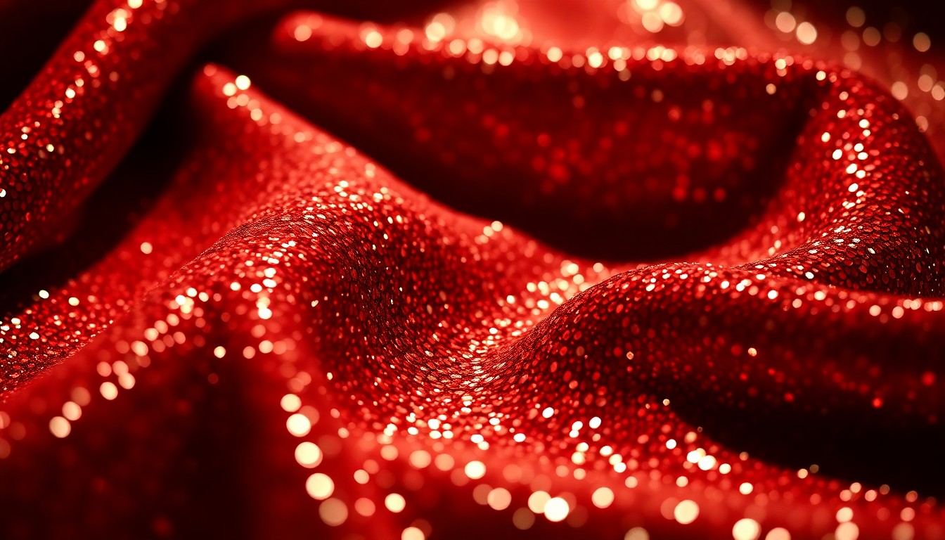 An extreme close-up of luxurious, glittering sequins in a high-contrast, studio-lit composition, conceptually representing the glamour and anticipation surrounding the casting of the next Voldemort in the Harry Potter TV series.