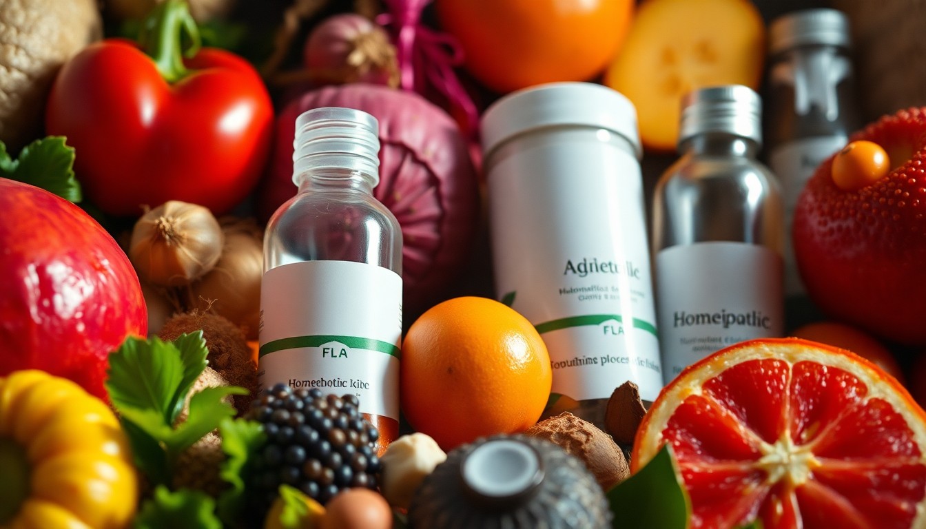 An extreme close-up of richly textured organic produce and herbal supplements, captured in dramatic studio lighting to create a luxurious, high-fashion aesthetic, conceptually representing the community-driven values and artisanal products of the Rainbow Grocery cooperative.