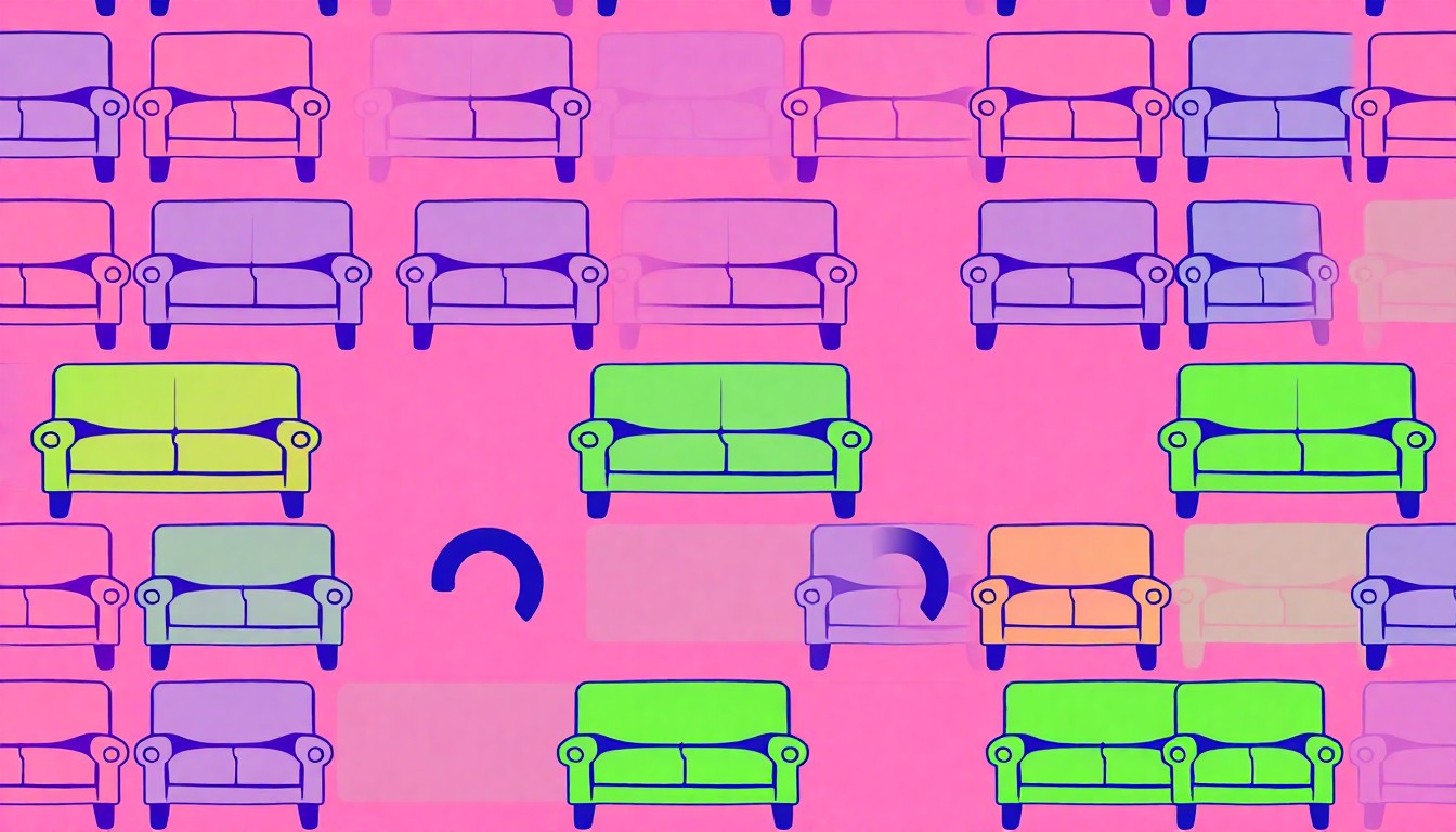 A brightly colored, high-contrast silkscreen print of a semicolon symbol repeated in a tight grid pattern, representing the mental health and suicide prevention theme of the Mercer University event.