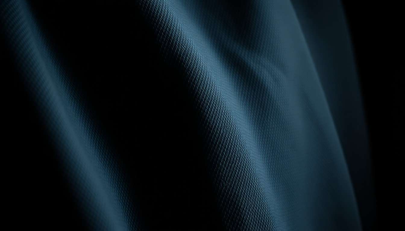 An extreme close-up photograph of a distinctive piece of clothing evidence, such as a unique fabric pattern or logo, lit by a harsh, direct camera flash against a pitch-black background, conceptually representing the key role of forensic evidence in solving a violent crime.