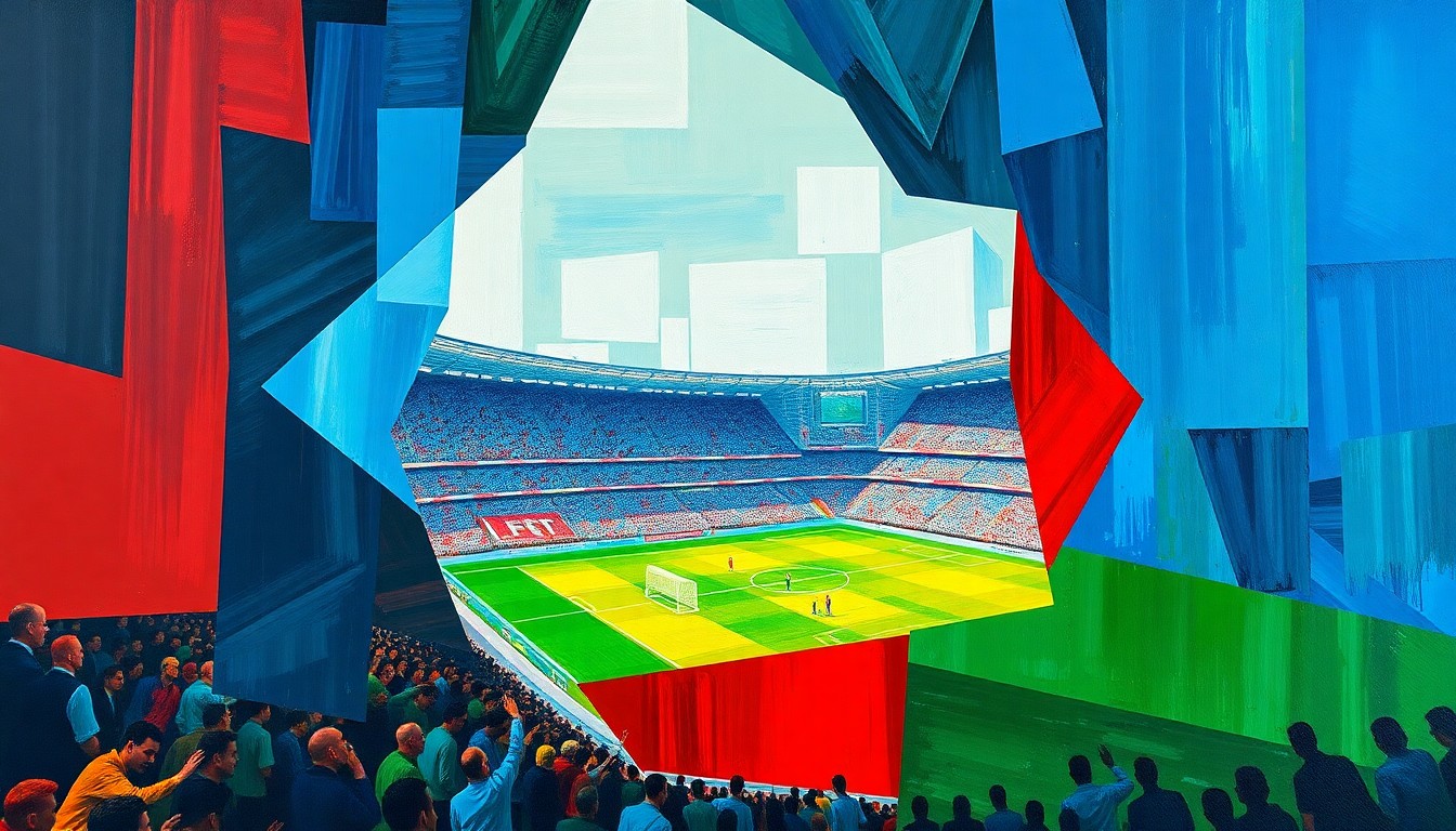 Ilustrasi stadion sepak bola