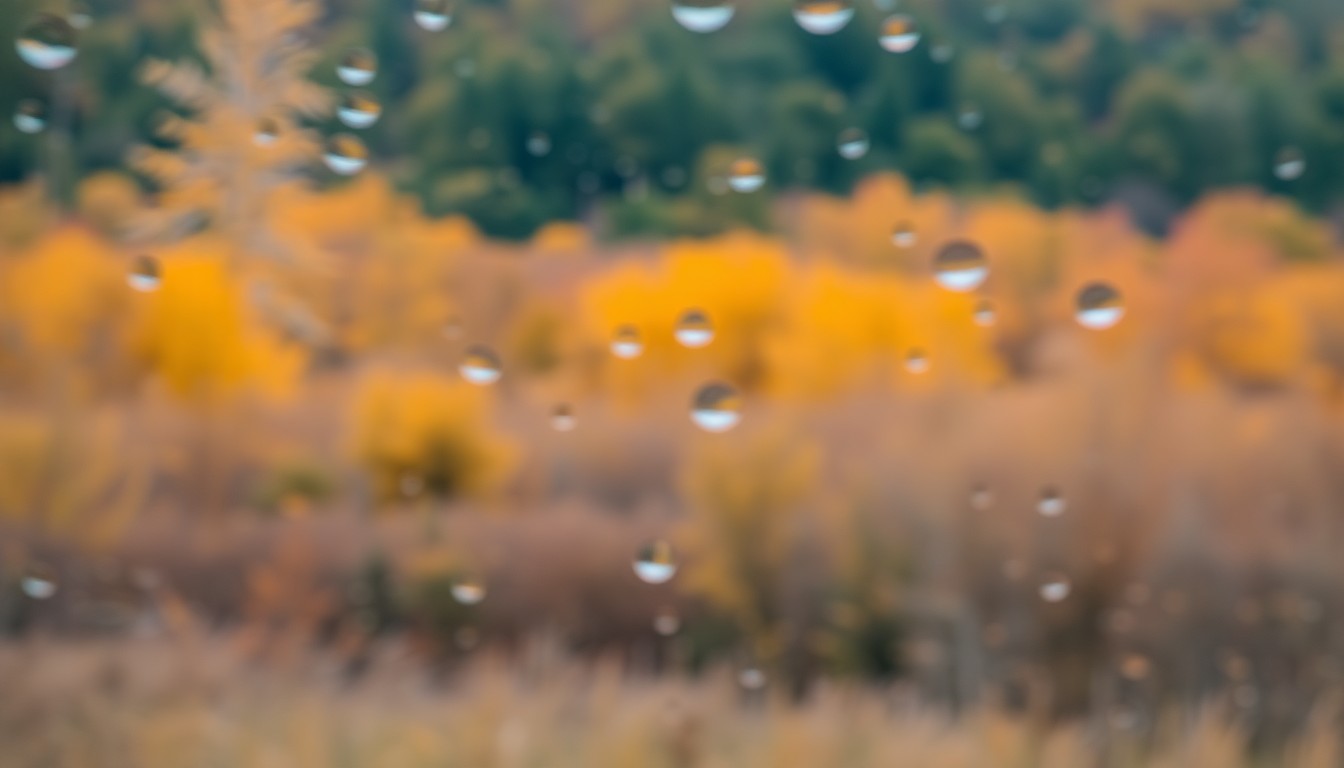 An impressionistic, out-of-focus photograph showing a blurred natural landscape in warm, earthy tones, conceptually representing the public input process for the Allegheny Ridge Heritage Area's management plan.