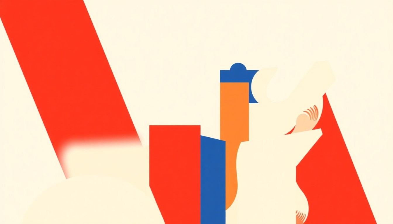 A minimalist, abstract illustration featuring overlapping geometric shapes in shades of blue, green, and yellow, conveying a sense of stability and resilience in the face of economic uncertainty.