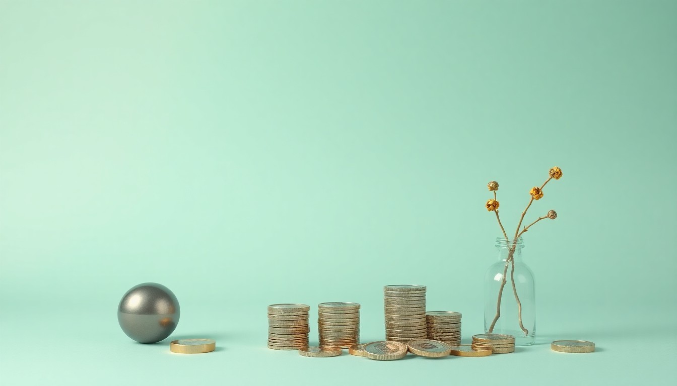 A minimalist studio still life photograph featuring a stack of airline tickets, a model airplane, and a pair of aviator sunglasses arranged elegantly on a clean, white background, conceptually representing the strategic considerations behind a major airline merger.