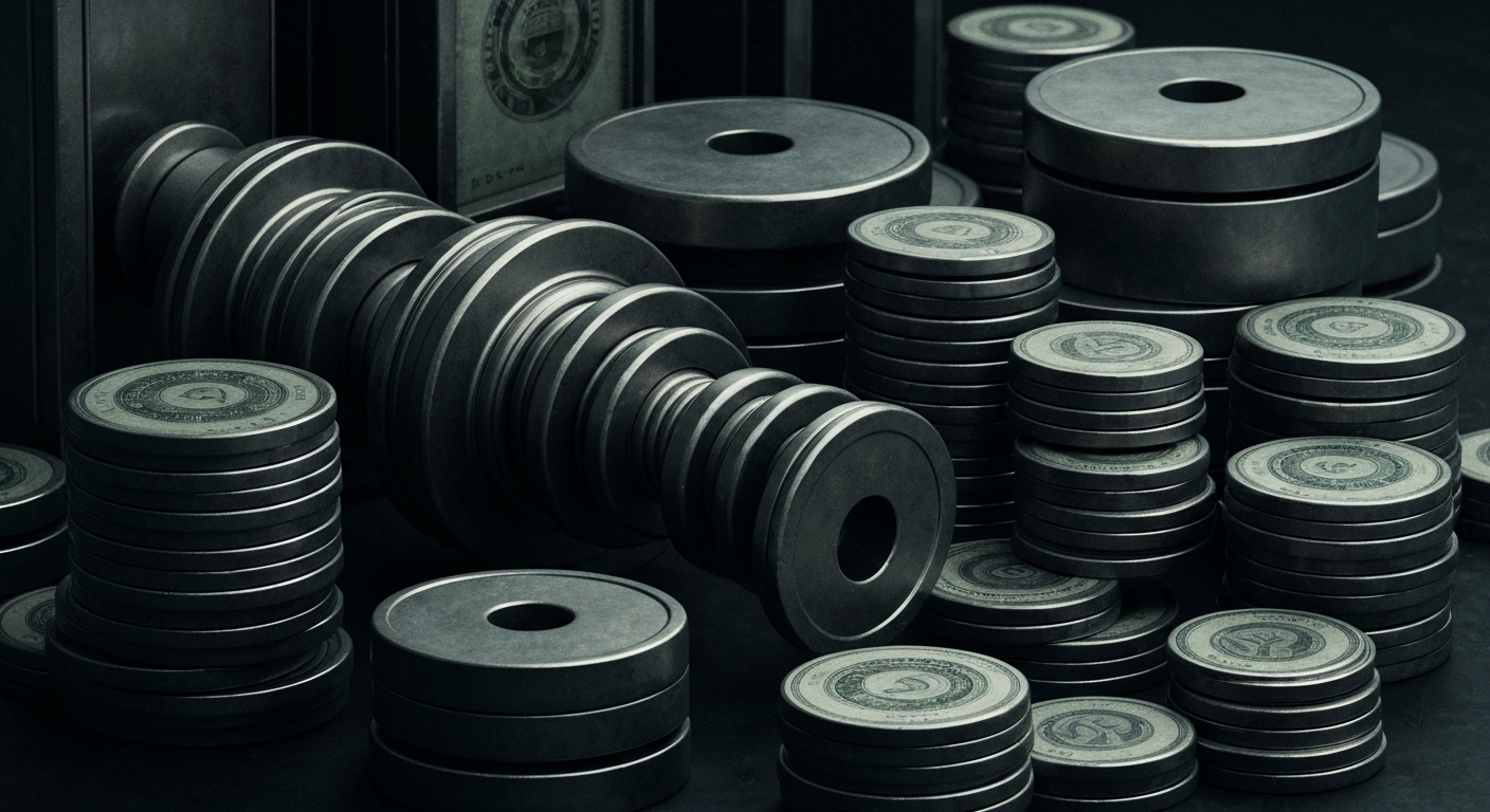 An extreme close-up of a shattered car sensor lens reflecting a faint red light, conceptually illustrating the vandalism of self-driving cars.