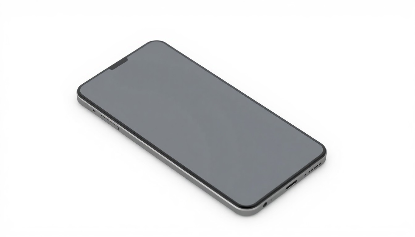 An extreme close-up of a minimalist, matte black Android smartphone with subtle metallic accents, conceptually representing the user's control over device data.