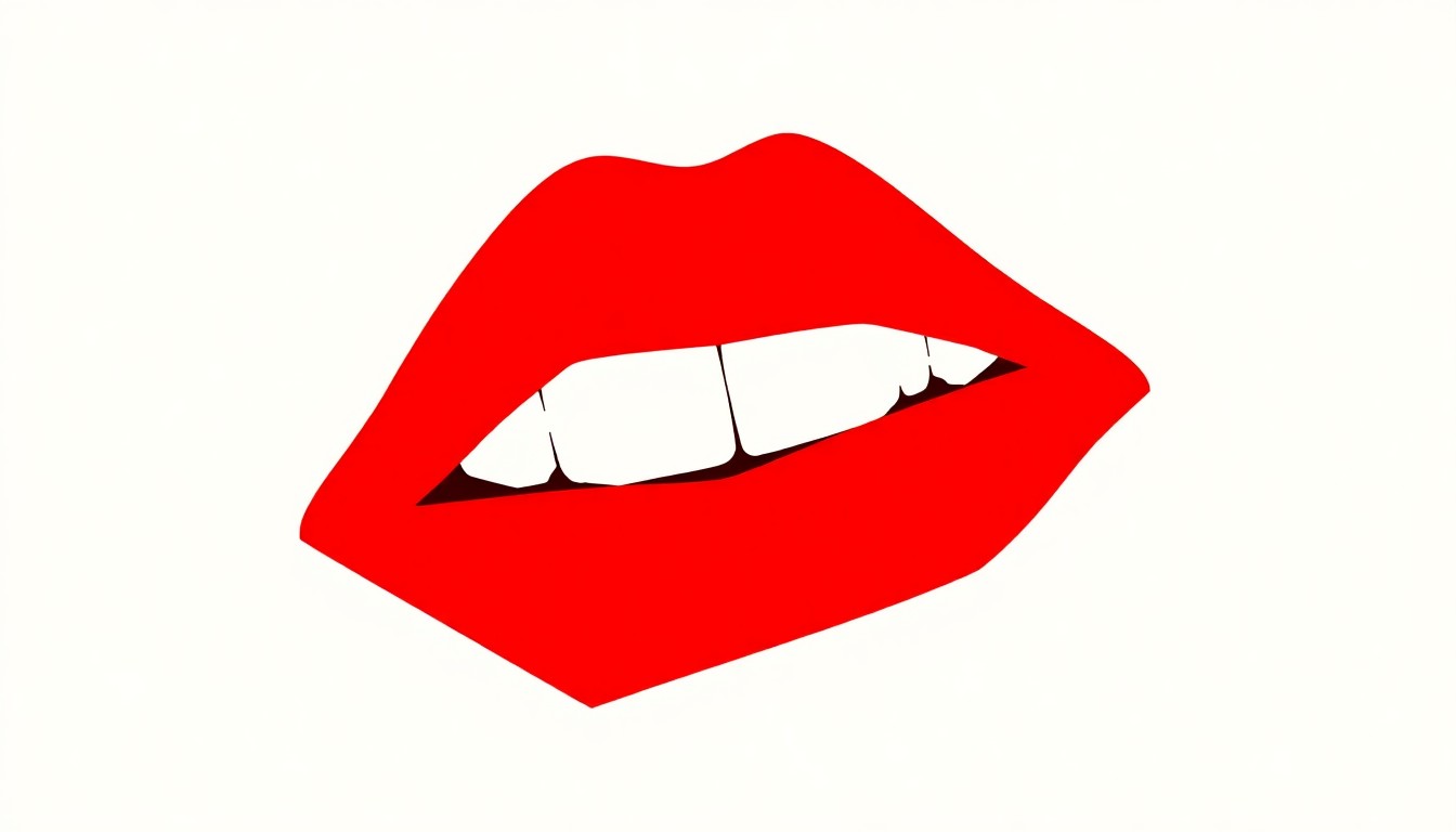 An abstract, minimalist composition featuring bold, jagged shapes in red, white, and black, conveying the tension and controversy surrounding Sabrina Carpenter's Coachella incident.