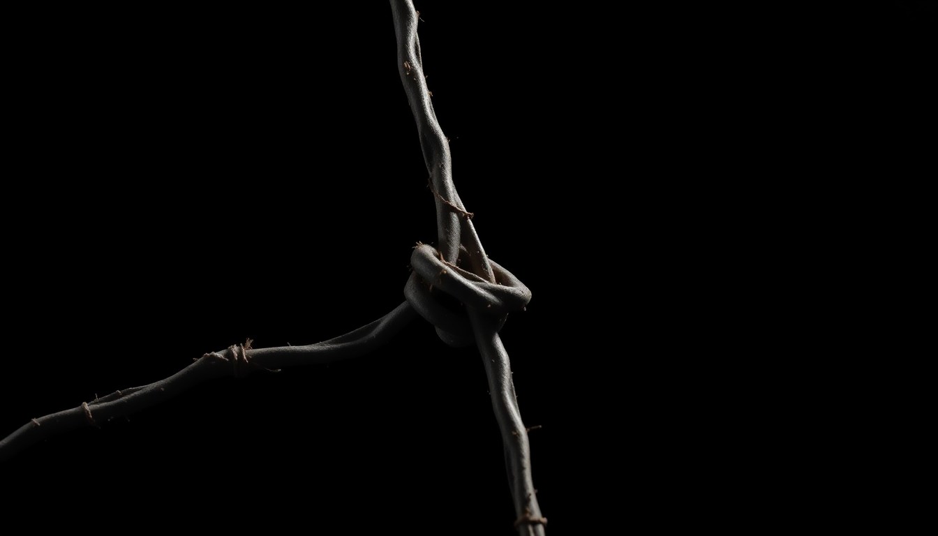 An extreme close-up photograph of a twisted, mangled piece of construction rebar against a pitch-black background, capturing the gritty, investigative nature of the incident.