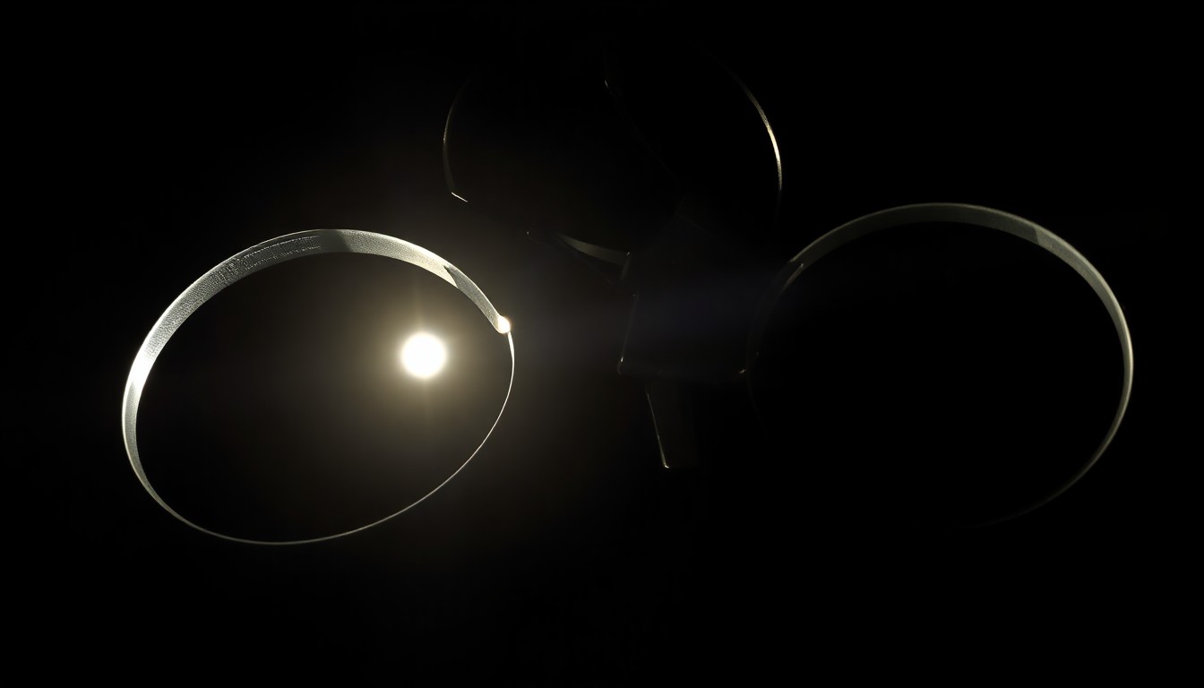 An extreme close-up photograph of a set of metal handcuffs or other restraint device, the harsh flash lighting creating dramatic shadows and textures that convey a sense of the gritty, investigative nature of the allegations against the juvenile detention facility.