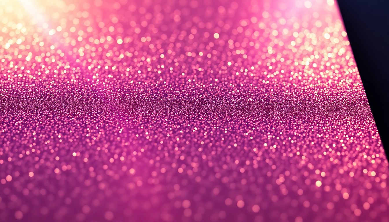 An extreme close-up photograph of a highly textured, glittering Pokémon card surface, capturing the luxurious, high-fashion aesthetic of the new expansion through dramatic studio lighting and abstract composition.
