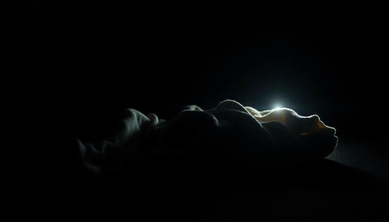 An extreme close-up photograph of a discarded piece of clothing or personal item related to the crime, capturing the stark, gritty, and investigative nature of the incident.