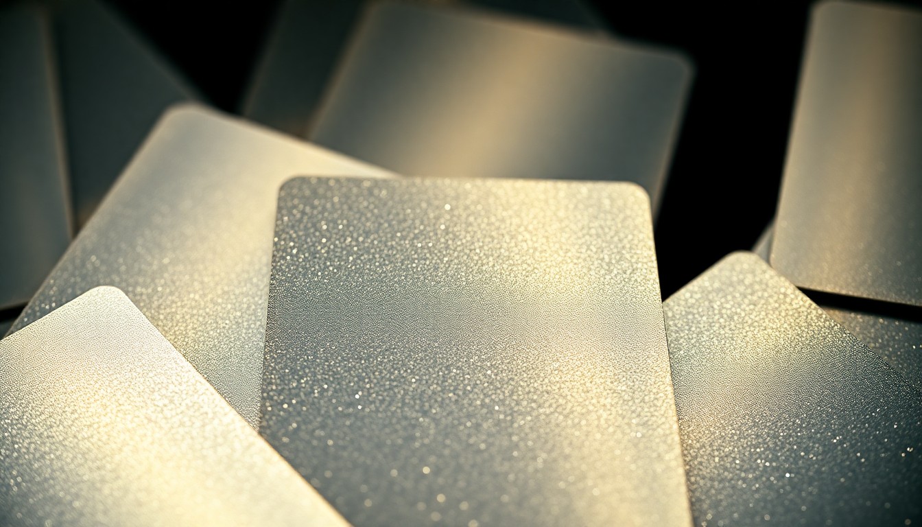 An abstract close-up photograph showcasing the shimmering, high-end textures of Pokémon trading cards, captured in dramatic studio lighting to evoke a sense of luxury and exclusivity.