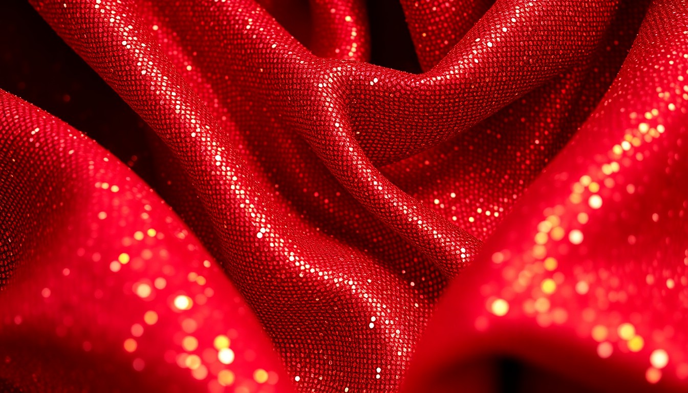 An abstract close-up image of luxurious, shimmering fabric textures in deep blues, purples, and golds, evoking the opulent aesthetic of the Bridgerton series.