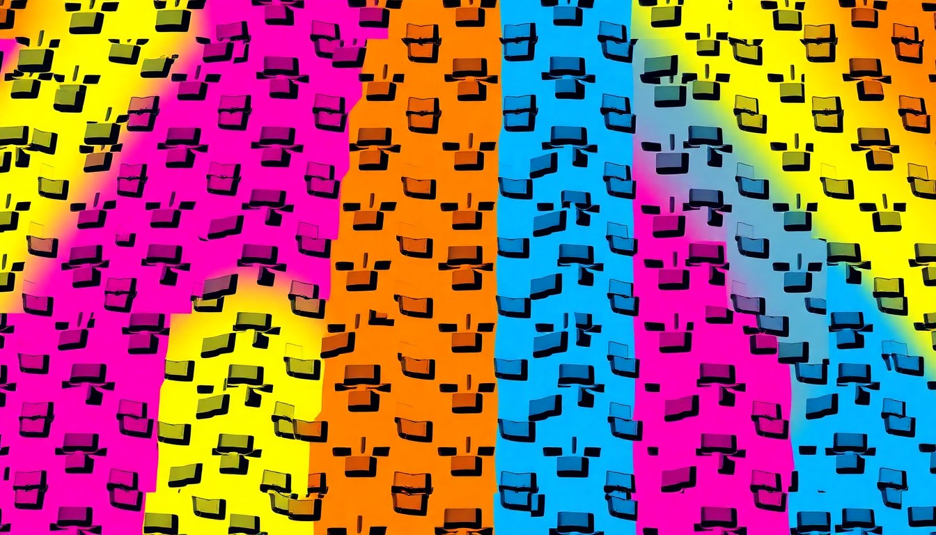 A highly stylized, repeating pattern of a mountain bike tire tread in bright, neon colors and bold black outlines, conceptually representing the increasing demand for outdoor activities and the need for safety preparedness.