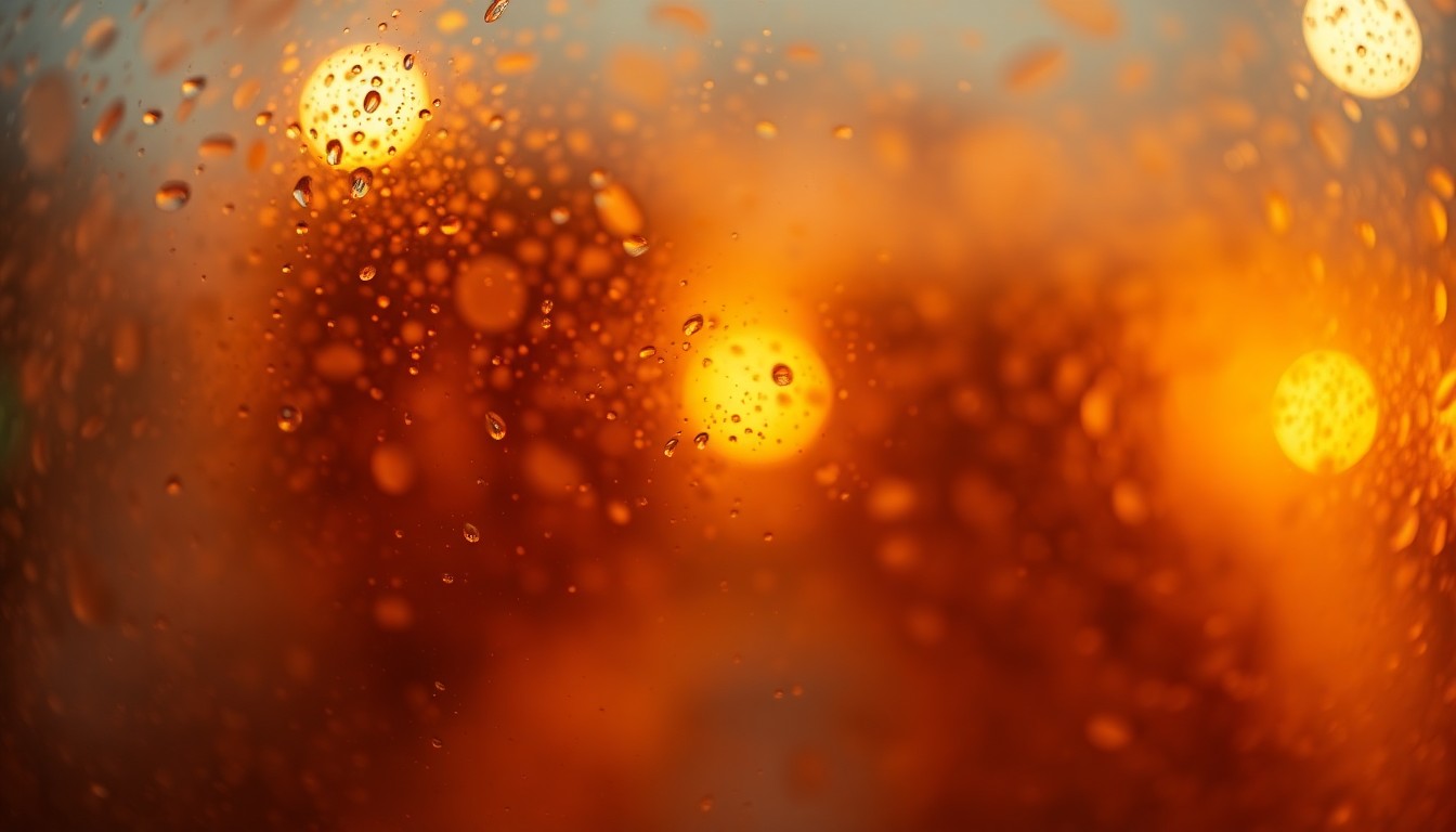 An abstract, out-of-focus scene composed of soft, warm colors and blurred shapes, conveying the emotional complexity and uncertainty of a delicate personal situation.