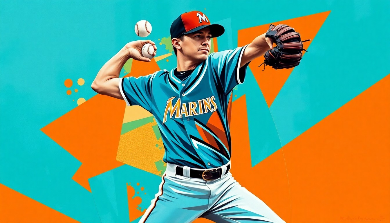 A fractured, multi-perspective painting in bold, vibrant colors depicting the various movements and angles of a baseball pitcher's windup and delivery, conceptually representing the mental and physical adjustments young players must make to succeed at the professional level.