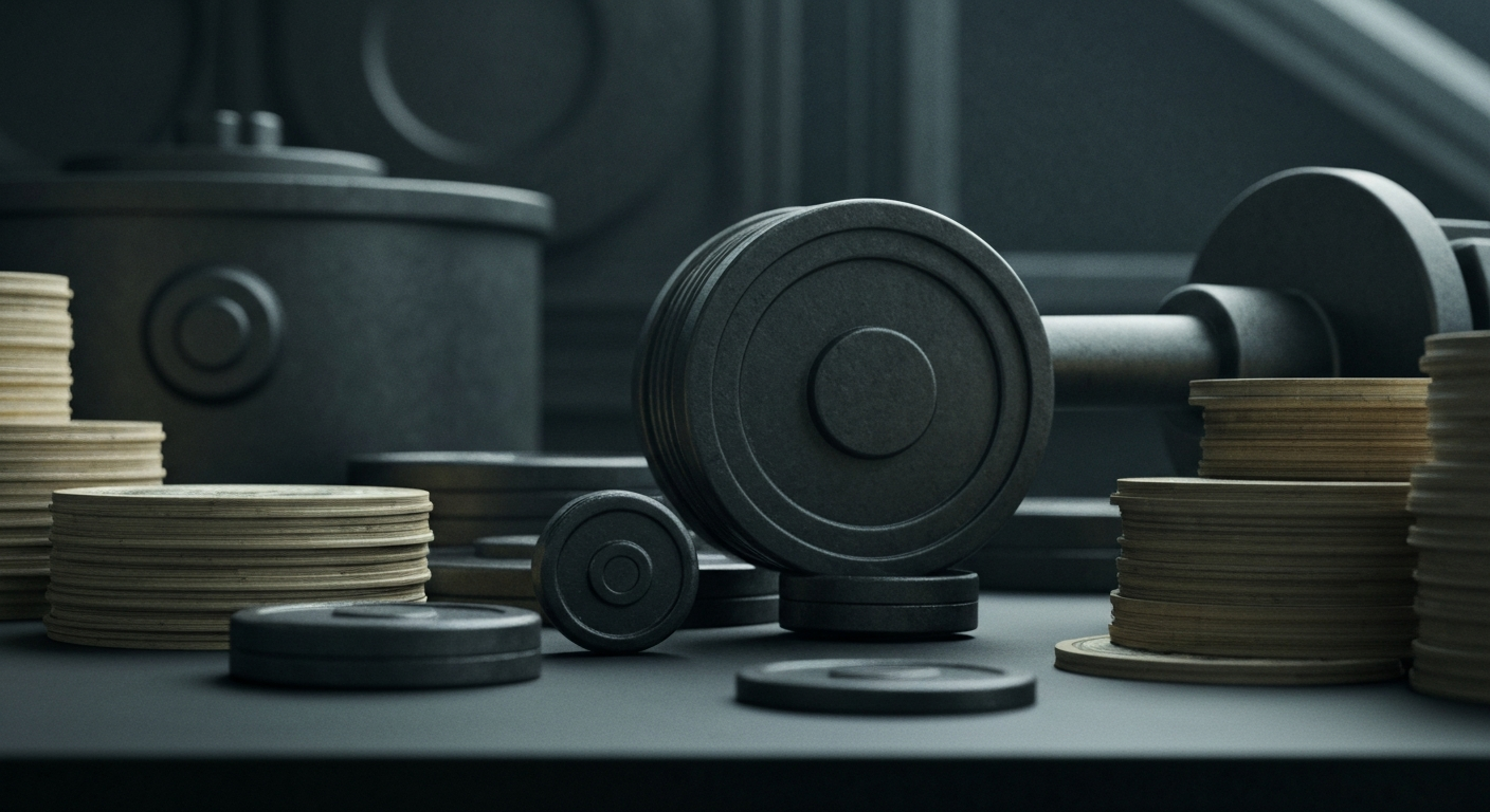 An extreme close-up of gears, levers, and other industrial banking equipment, conveying the idea of the robust financial infrastructure that enables stock trading and personal investments.