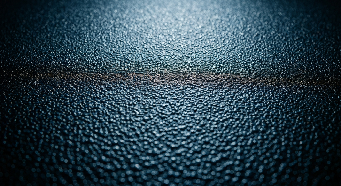 An extreme close-up of the textured, pebbled surface of a hydrogen fuel cell component, capturing the intricate details and colors of the advanced materials that power this emerging energy technology.
