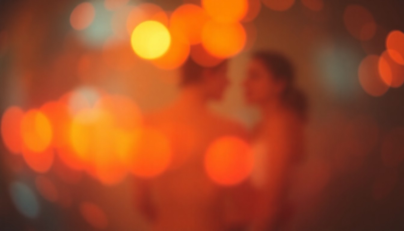 An abstract, impressionistic scene of soft, blurred light and color, conveying the intimate, private nature of family purity rituals.