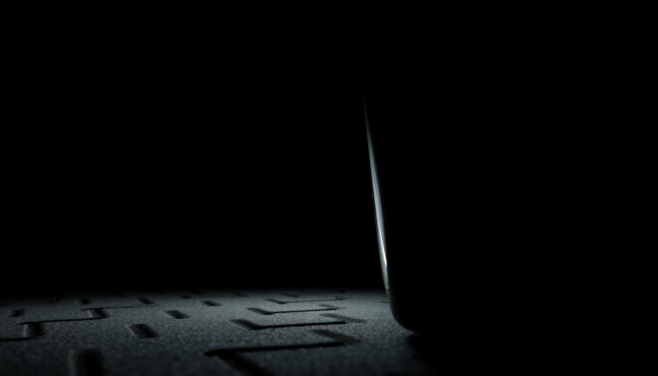 An extreme close-up photograph of a car tire tread or side mirror, dramatically lit by a harsh flash against a dark background, conceptually representing the gritty investigation into illegal car rallies.