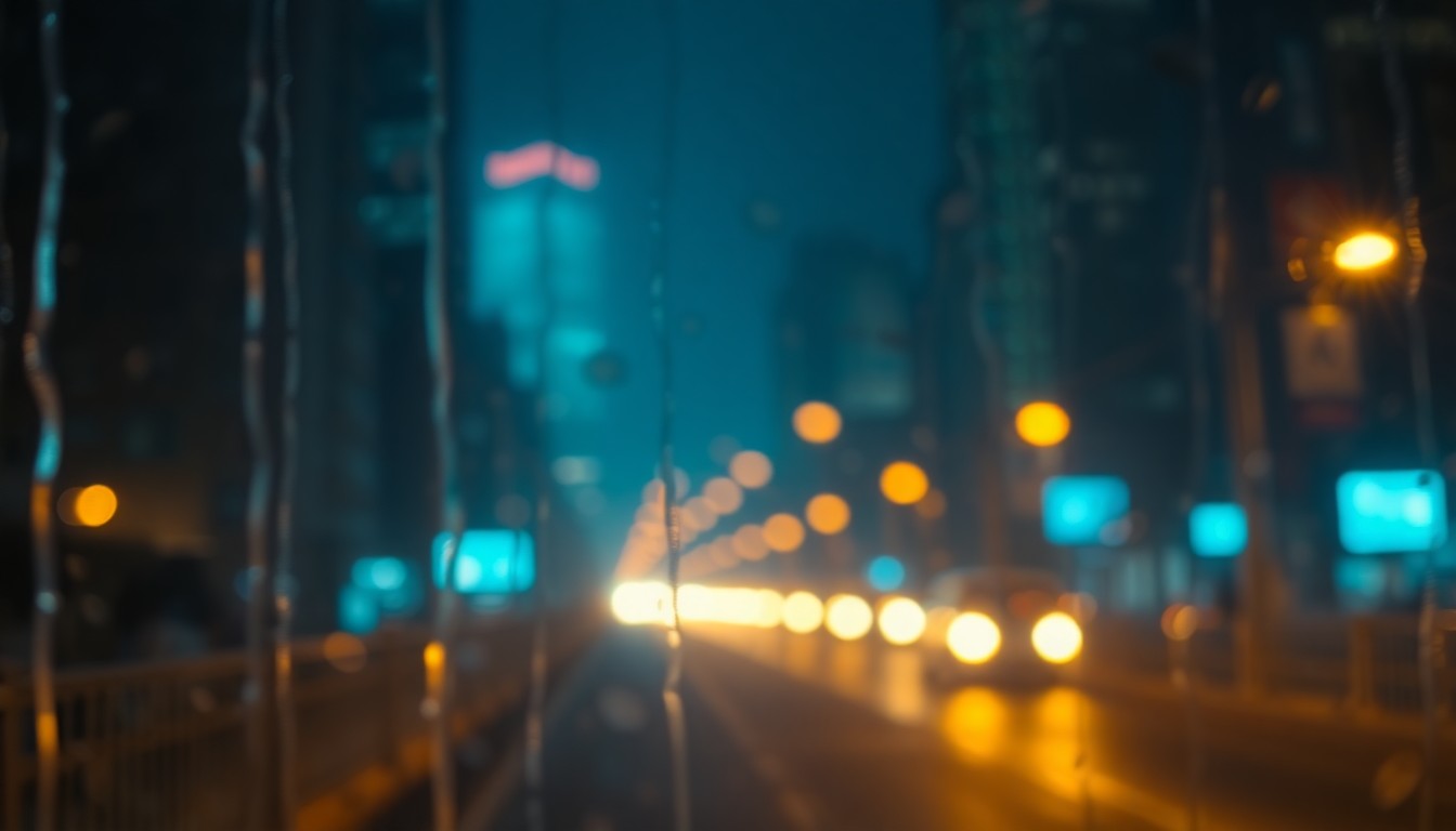 An abstract, impressionistic scene of an urban bridge shrouded in soft, blurred light, conveying the mood of infrastructure maintenance disrupting public access.